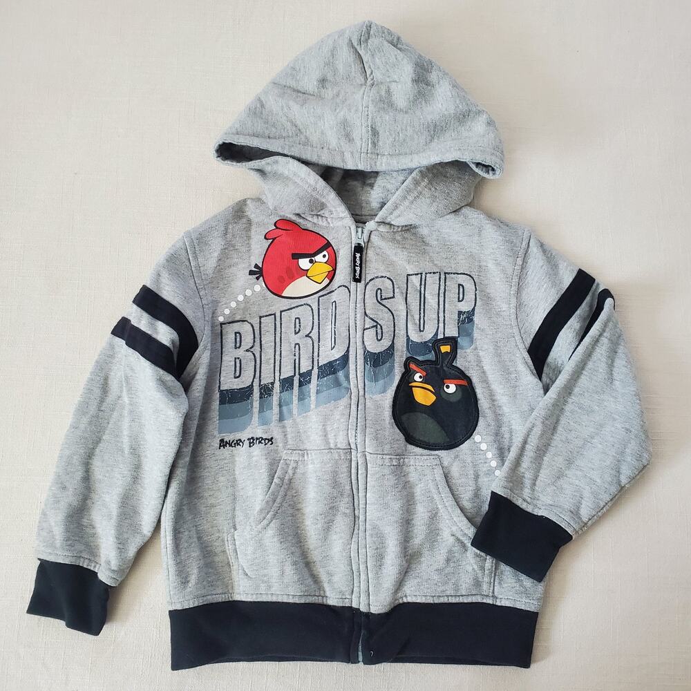 Y2k Angry Birds Zipup Hoodie 5t